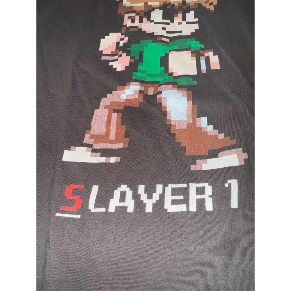 Scott Pilgrim Slayer 1 Vintage Graphic T-Shirt Gray Unisex 2XL - Picture 3 of 4